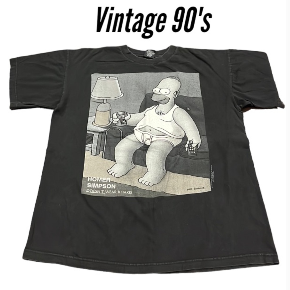 Vintage 1995 Homer Simpson Doesn't Wear Khakis
